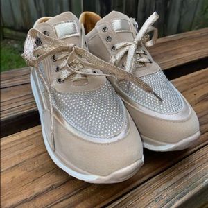Brand new size 9/10 sneakers with gem stones!